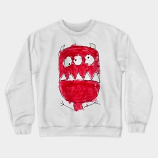 Red Monster Needs a Hug Crewneck Sweatshirt